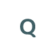 吹き出しの中のQアイコン